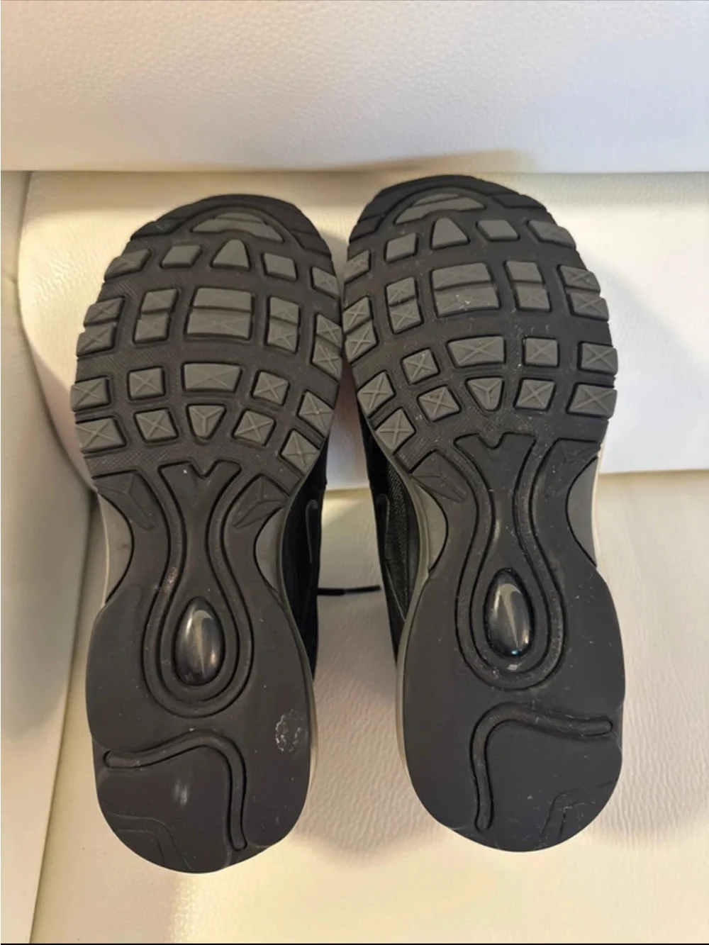 NIKE BLACK AIR MAX 97 LOW TOP SNEAKERS